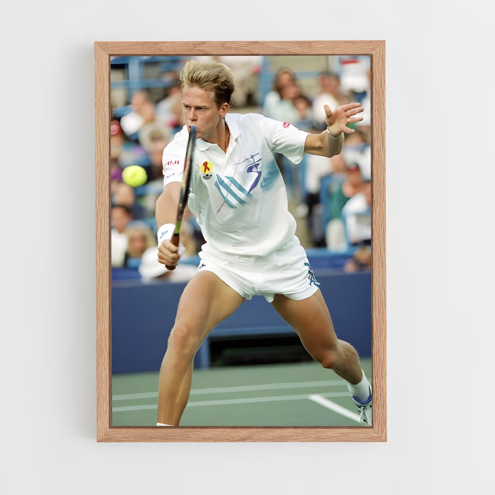 Poster Stefan de edberg – affiche Tennis (vue 4)